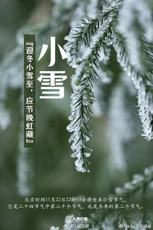 小雪节气到 寒潮即将发货